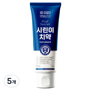 연세생활건강 프로프시크릿 시린이 치약, 100g, 5개