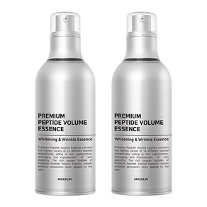 맥클린코스메틱 프리미엄 펩타이드 볼륨 에센스, 100ml, 2개