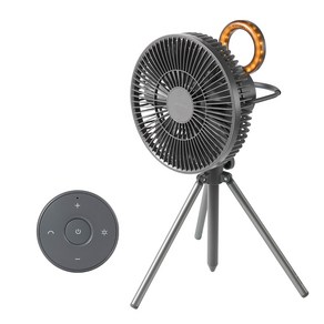 벤딕트 언템드 무선 LED 차박 캠핑 선풍기 BLDC 더 블로우 서큘레이터, GREY