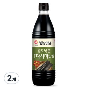 햇살담은 염도낮춘 발효 다시마 간장, 2개, 840ml