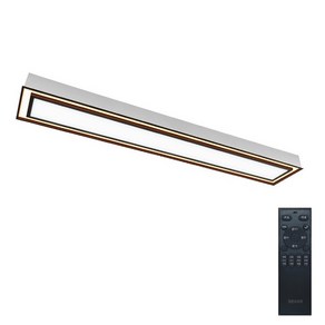 시그마LED 삼성칩 플리커프리 하이브리드 천장등 60W 1200 x 200 x 70 mm + 리모컨, WHTIE