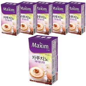 맥심 카페 카푸치노 헤이즐넛, 13g, 10개입, 6개