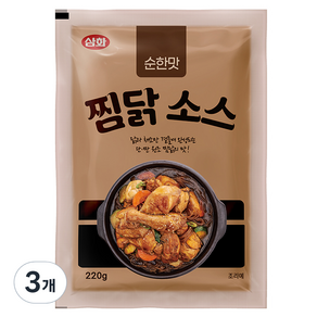 삼화식품 순한맛 찜닭 소스