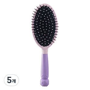 딥톡 에어쿠션 패들 헤어 브러쉬 DT0346, 5개, 마우스 퍼플