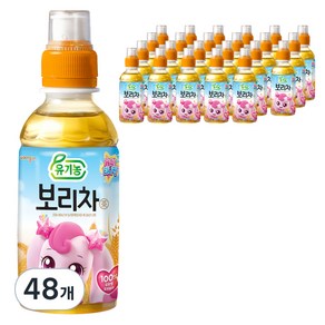 웅진 캐치 티니핑 유기농 보리차, 200ml, 48개