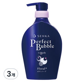 센카 퍼펙트 버블 포 바디 플로럴 플러스 N, 500ml, 3개