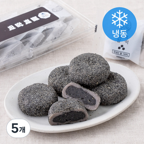 청사초롱 블랙찰떡 (냉동), 60g, 5개입, 5개