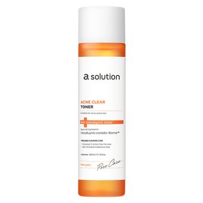 [비건뷰티] 닷솔루션 에이솔루션 아크네 클리어 토너, 1개, 200ml
