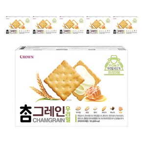 크라운 참그레인 우리밀, 192g, 6개