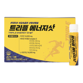 네이처텍 트리플 에너지샷 혼합음료, 25ml, 14개