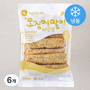 부산미도어묵 오징어말이 매운맛 (냉동), 350g, 6개