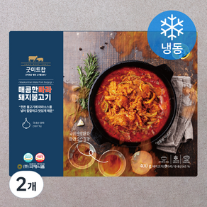 굿미트찹 매콤한 마라 돼지불고기 (냉동), 400g, 2개