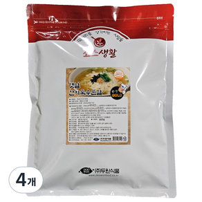 두원식품 옛날잔치국수 분말, 500g, 4개