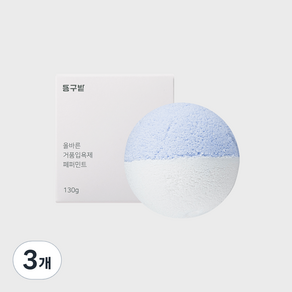 동구밭 올바른 거품입욕제 페퍼민트, 130g, 3개