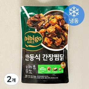 비비고 안동식 간장찜닭 (냉동), 700g, 2개