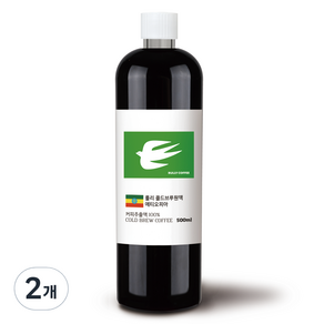 룰리커피 콜드브루 커피 원액 에티오피아, 500ml, 1개입, 2개