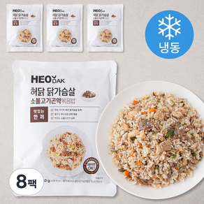 허닭 닭가슴살 소불고기 곤약 볶음밥 1인분 (냉동), 250g, 8팩