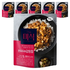 더미식 한우두부 강된장 덮밥소스, 150g, 6개