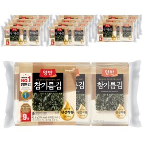 양반 참기름 김, 40.5g, 12개