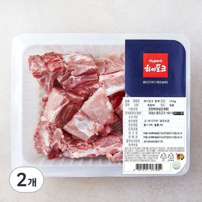 하이포크 등뼈 (냉장), 2개, 1.5kg