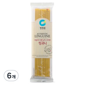 청정원 링귀니 스파게티면, 500g, 6개