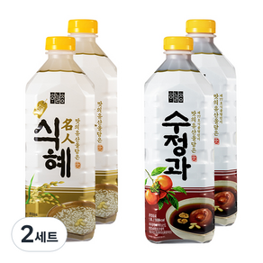 하늘청 오리지날 명인식혜 1.8L x 2p + 수정과 1.8L x 2p 세트, 2세트