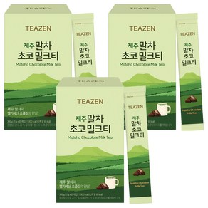 티젠 제주 말차 초코 밀크티, 15g, 20개입, 3개