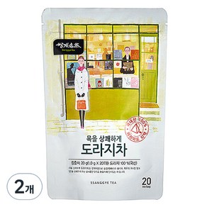 쌍계명차 목을 상쾌하게 도라지차, 20개입, 2개, 1g