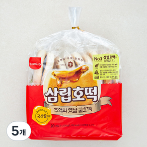 삼립 추억의 옛날 꿀호떡, 1.12kg, 5개