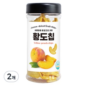 미다몰 동결건조 황도칩, 2개, 70g