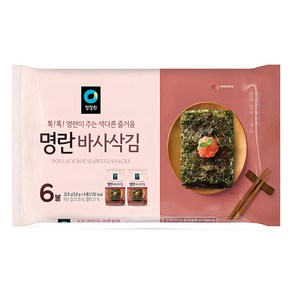 청정원 명란맛 바사삭김, 22.8g, 1개