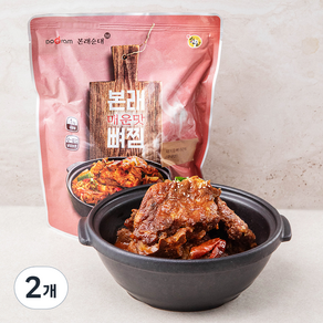 도드람한돈 본래 매운맛 뼈찜, 1kg, 2개