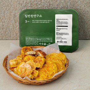 집반찬연구소 달콤옥수수전 140g + 새우전 60g + 동그랑땡 130g, 1세트