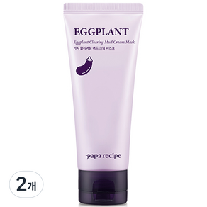 파파레서피 가지 클리어링 머드 크림 마스크 100ml