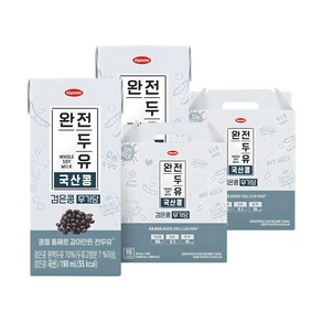 한미 완전두유 검은콩 무가당, 190ml, 32개