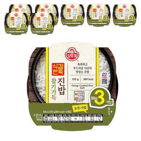 오뚜기 식감만족 찰기가득 진밥, 210g, 24개