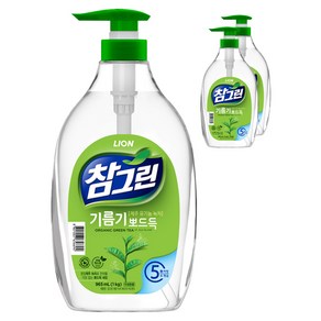참그린 레몬 녹차 뽀드득 어드밴스 주방세제, 1kg, 3개