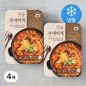 푸딩팩토리 전골부대찌개 (냉동), 485g, 4개