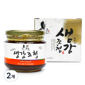 강봉석 두레촌 명인 생강 조청, 500g, 2개