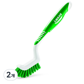 Libman 틈새 청소 브러쉬, 그린, 2개