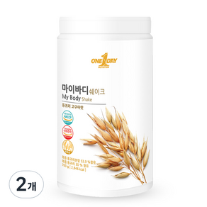 원데이뉴트리션 마이바디 쉐이크 통귀리고구마맛, 2개, 700g