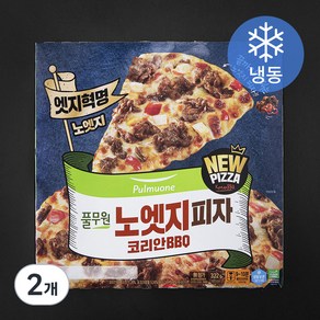 풀무원 노엣지피자 코리안BBQ (냉동), 322g, 2개