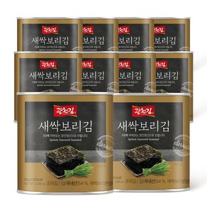 광천김 새싹보리김 캔김, 30g, 10개