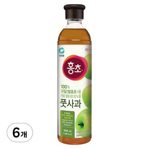 홍초 풋사과 음용식초, 900ml, 6개