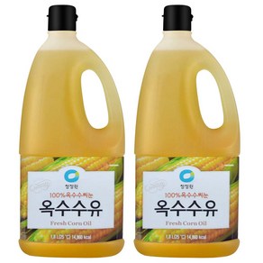 청정원 참빛고운 옥수수유, 1.8L, 2개