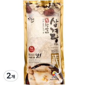 다예 찹쌀 삼계탕 재료, 120g, 2개