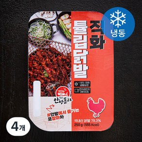 안방포차 직화 튤립 닭발 (냉동), 250g, 4개