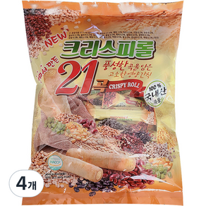 곡물로 만든 뉴 크리스피롤 21곡, 500g, 4개