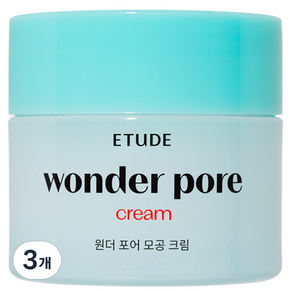 에뛰드 원더포어 모공크림, 75ml, 3개