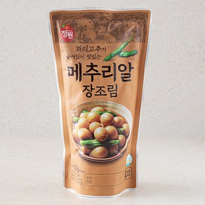 정원식품 꽈리고추가 들어있어 맛있는 메추리알 장조림, 500g, 1개